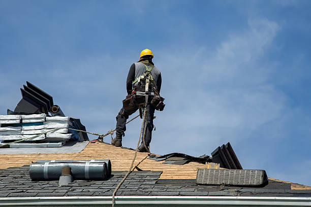 Professional Roofing technician working in Borrego Springs, CA